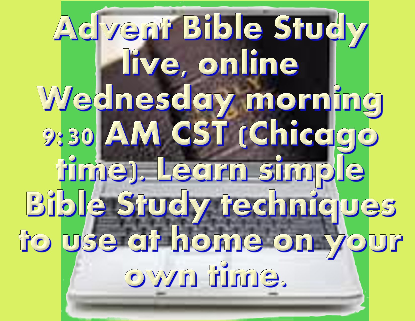 Live, Online Bible Study Classes